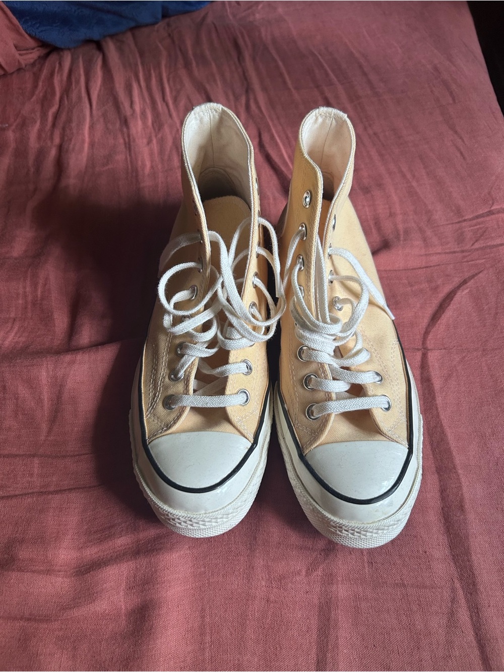 Converse High Top Canvas Chuck Taylor Sneaker Pastel Yellow